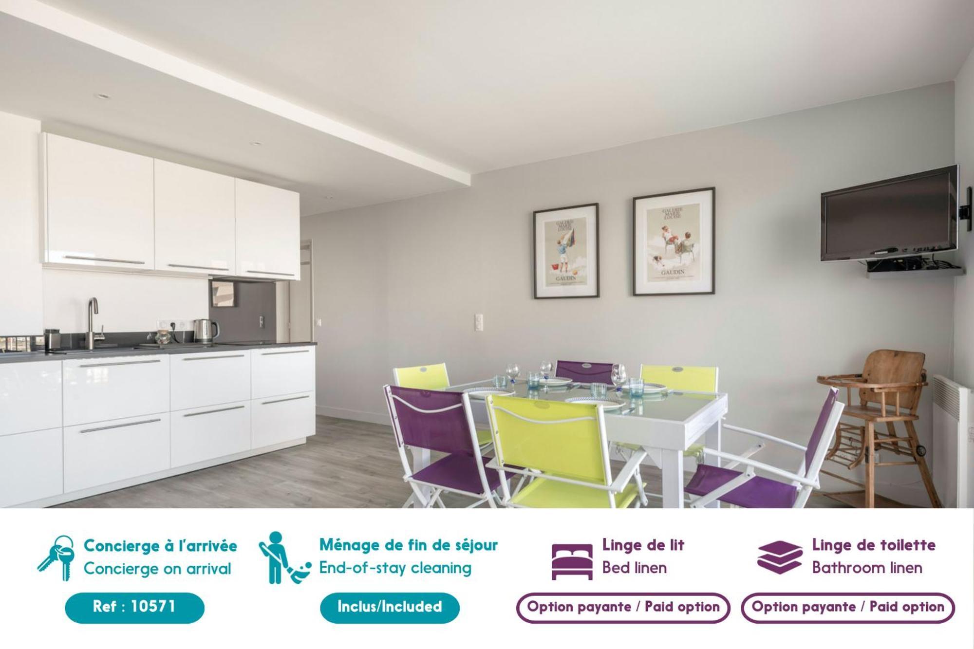 Appartement Pour 4 Avec Vue Sur La Marina Pornichet Exterior photo